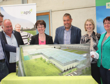 Inagro gaat onderzoeksserre bouwen op dak REO Veiling