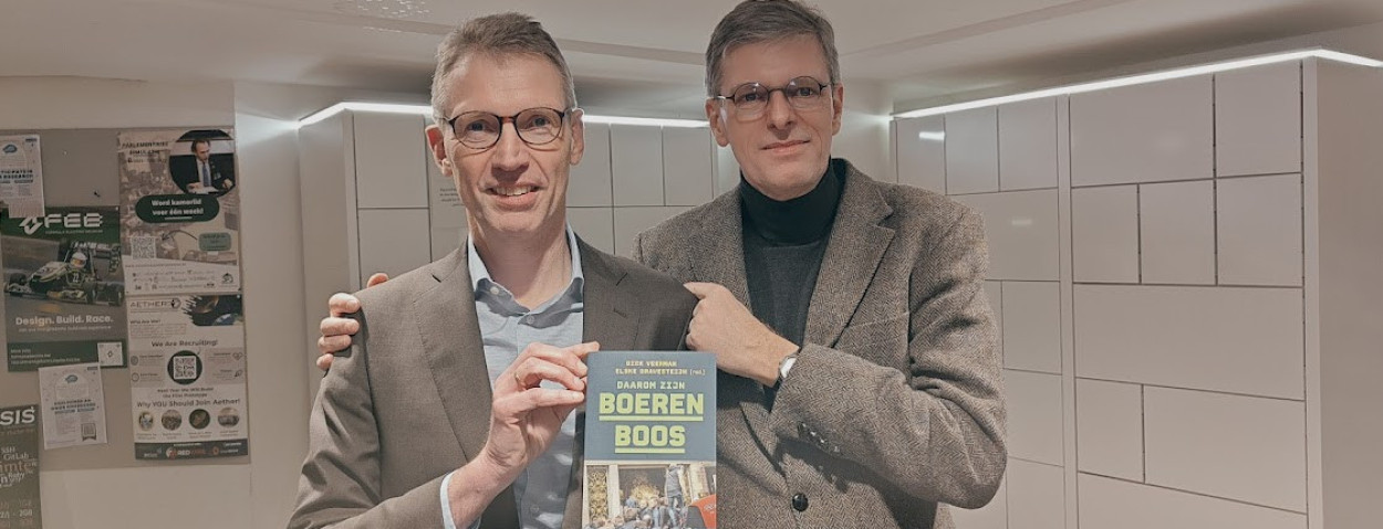 Dick Veerman Joris Relaes boeklancering Daarom zijn boeren boos