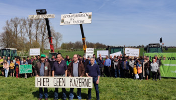 Fel protest, maar regering kiest voor legerkazerne in Schendelbeke