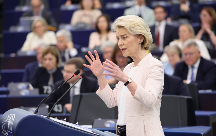 Von der Leyen: "Serieuze knip in administratieve lasten zonder Green Deal los te laten"