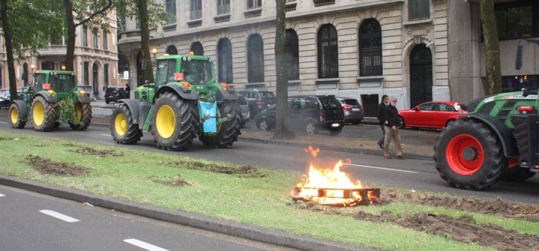 tractorprotest 2015 schade