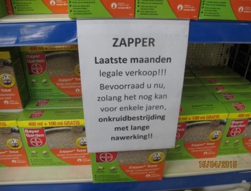 Velt boos om 'platte' reclame voor glyfosaat bij Hubo