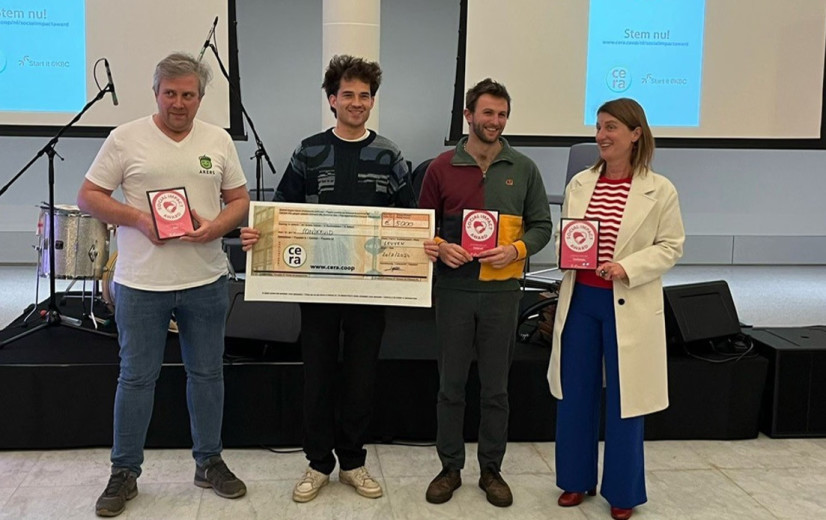 Start-up die thee maakt uit bloemenstroken wint Social Impact Award