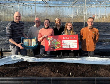 Eerste Vlaamse asperges brengen 2.000 euro in het laatje