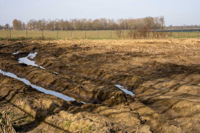 structuurschade na wateroverlast door beverdam