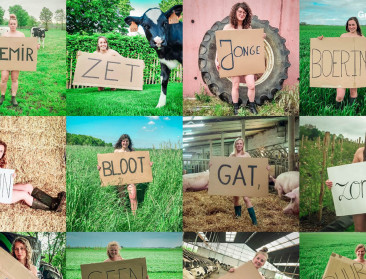 Jonge boerinnen gaan bloot tegen nieuwe stikstofregels