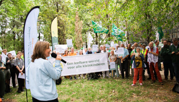 250 medewerkers natuurverenigingen protesteren voor kabinet-Brouns: "Zonder subsidie is werking in gevaar"