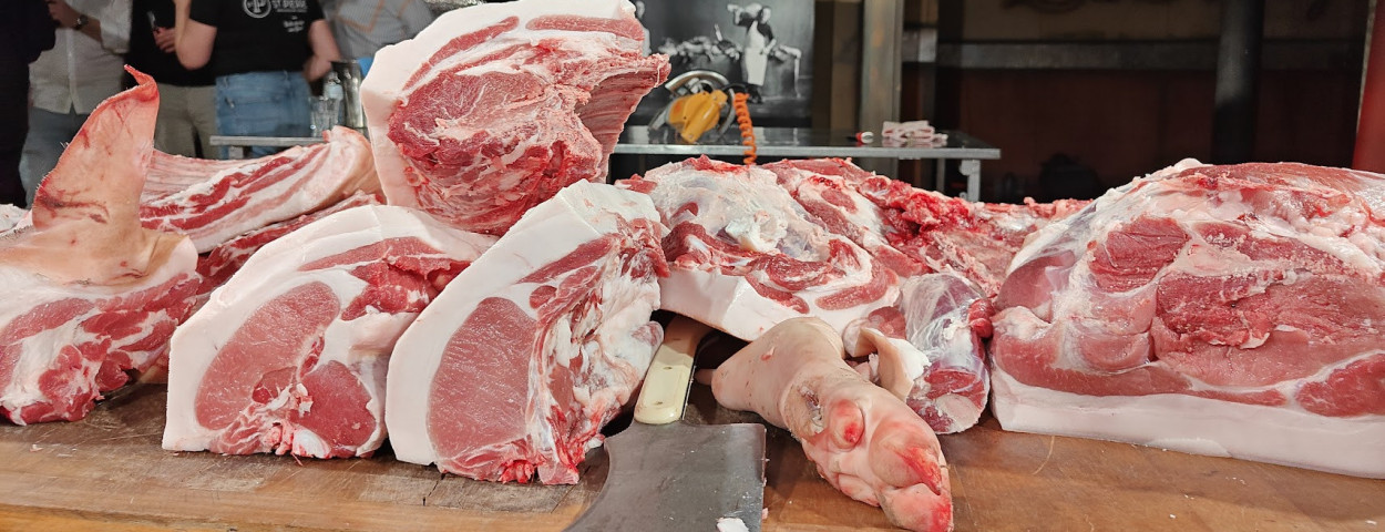 slager varken versnijding ambacht