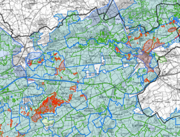 Jagers kleuren 4.500 hectare jachtgebied uit