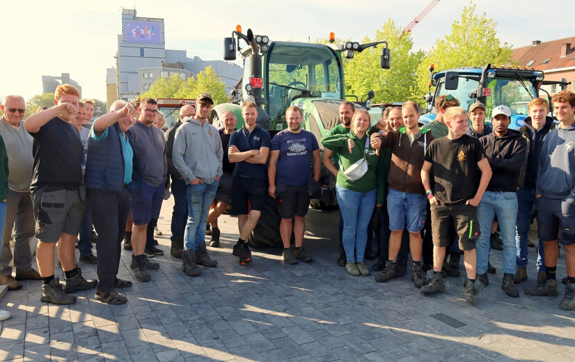 Boerenprotest in Aalst tegen natuurbeheerplan, Natuurpunt belooft geen gevolgen voor boeren