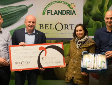 BelOrta schenkt opbrengst eerste asperges aan goed doel
