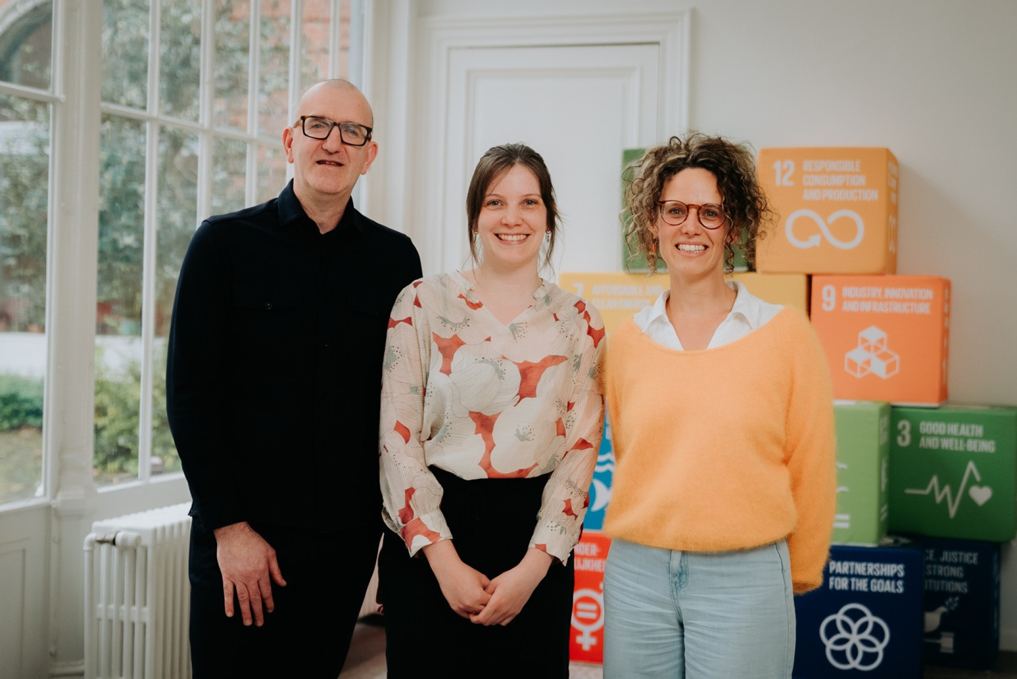 Yves Segers, Laura Danckaert en Chantal Bisschop (c) Departement Cultuur, Jeugd en Media