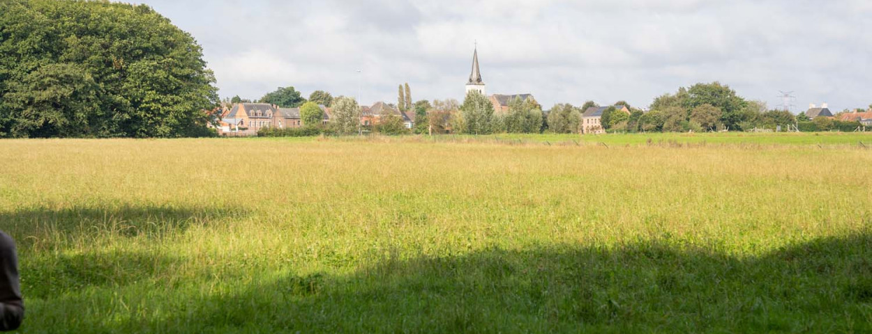 Agro-ecologische landbouw op perceel van Provincie Antwerpen in Kontich aan de kerk