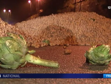 Ongenoegen onder Franse boeren ontspoort in Morlaix