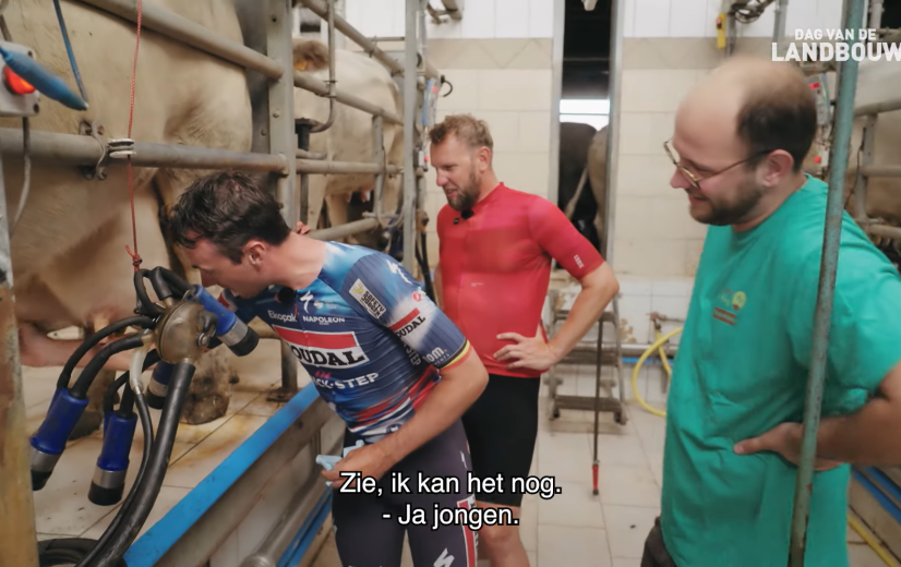 Wouter Deboot en Yves Lampaert trappen campagne Dag Van de Landbouw op gang