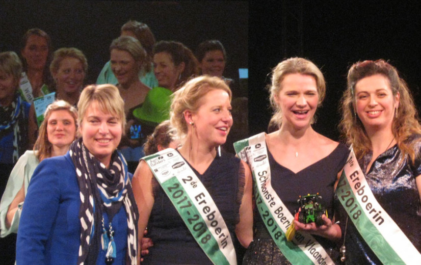 Mieke Verniest uit Zwalm is de nieuwe Schoonste Boerin