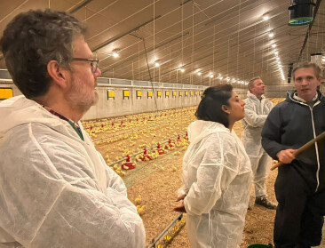 Intendant bezoekt boeren in het Turnhouts Vennengebied