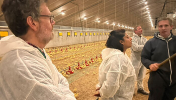 Intendant bezoekt boeren in het Turnhouts Vennengebied