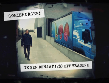 Een dag in het spoor van een coöperatieve fruitteler