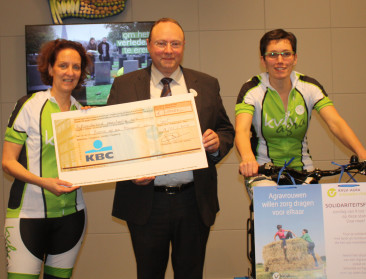 Solidariteitsfietstocht van KVLV bracht 15.000 euro op