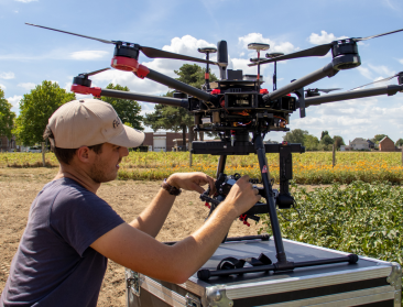 ILVO mag landbouwdrones testen in nieuwe "sandbox"