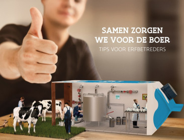 Flyer geeft erfbetreders tips om welbevinden bij landbouwers te verbeteren