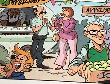 Fruitteler Karel Vaes krijgt een rol in nieuw Kiekeboe-album