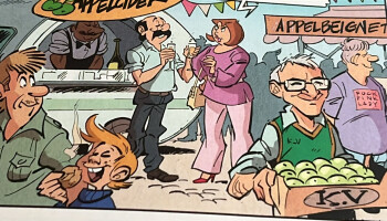 Fruitteler Karel Vaes krijgt hoofdrol in nieuw Kiekeboe-album