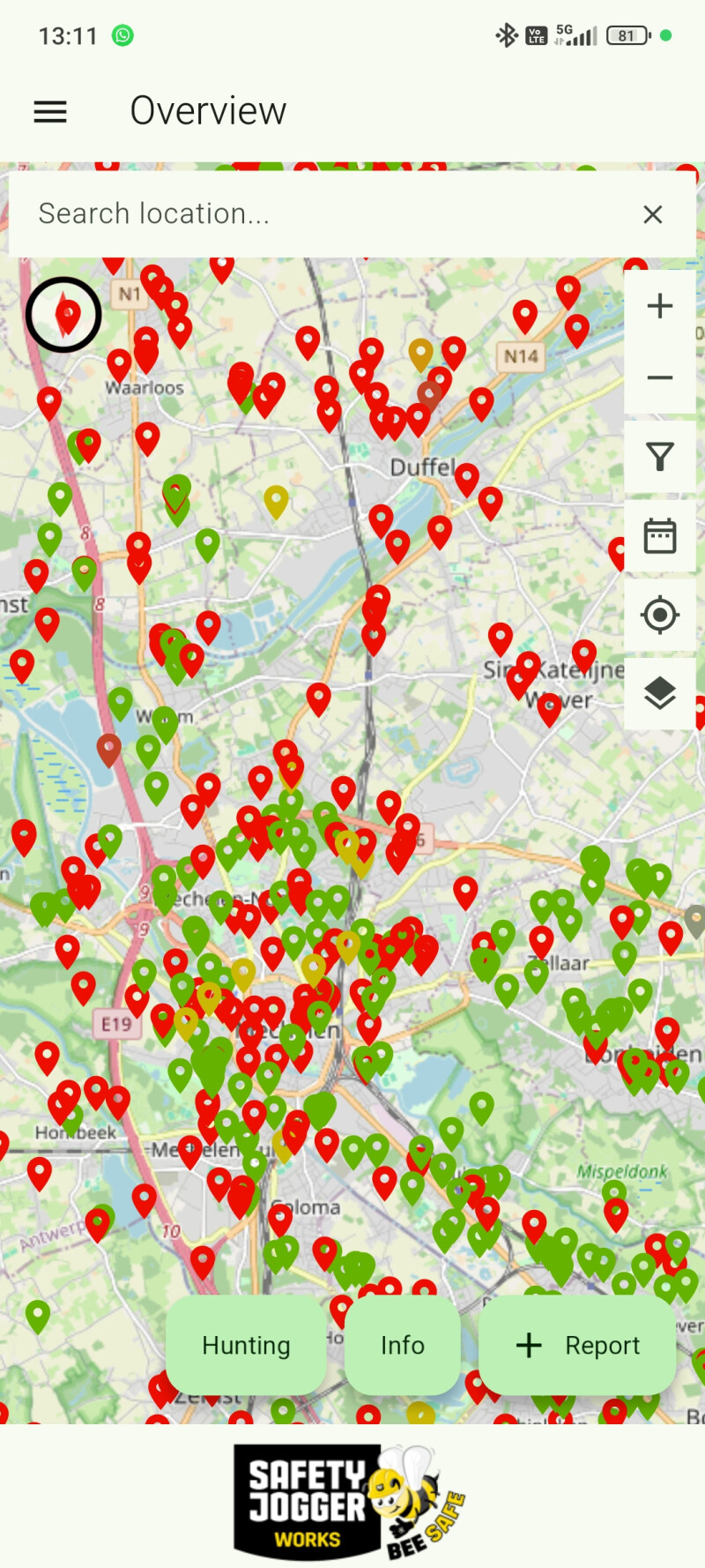 Screenshot Reporting App