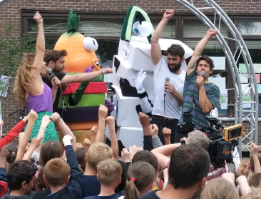 Helden belonen basisschool voor gezond schooljaar