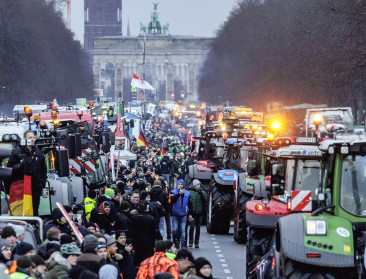 Duitse boeren bereid om protest maandag te hervatten