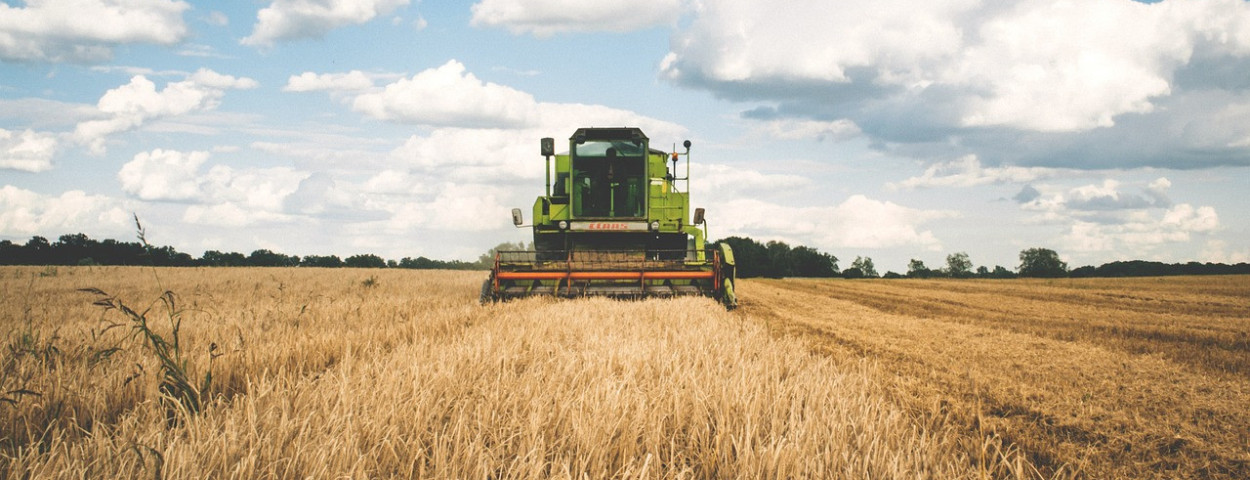 tractor landbouw graan