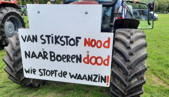 Nederlandse boeren schreeuwen ongenoegen uit over stikstofbeleid
