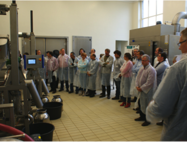 Spiraalfilterpers ILVO in productie voor landbouwdag