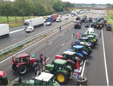 Weekend van boerenprotesten in heel Nederland