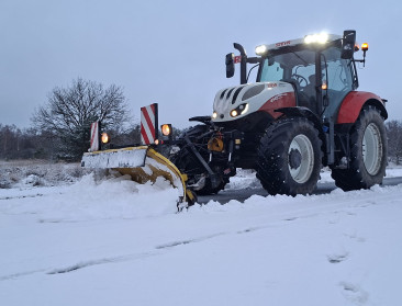 500 landbouwers ingezet bij zout strooien en sneeuwruimen