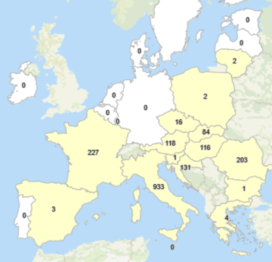 Sojaproductie EU 2014