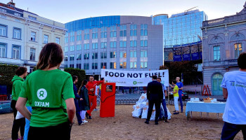Actievoerders vragen Europa te kiezen tussen biobrandstof of hongersnood