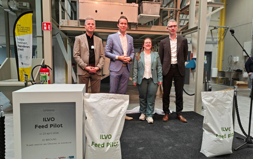 ILVO opent nieuwe testfabriek die veevoeders innovatiever en duurzamer moet maken