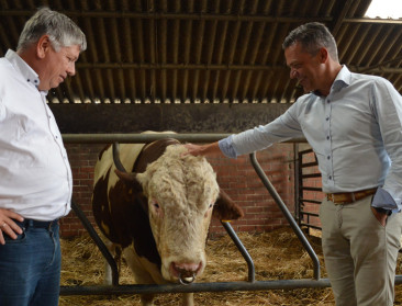 "Dit is een prachtig voorbeeld van een zorgboerderij”
