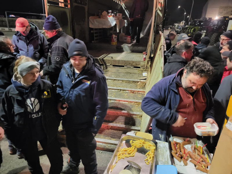 boerenprotest bevoorrading