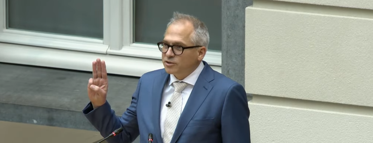 Eedaflegging Matthias Diependaele