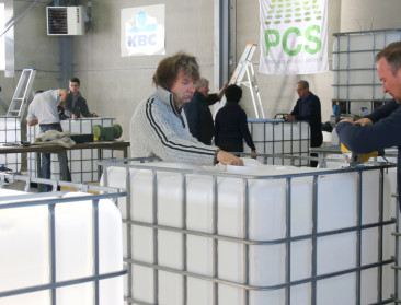 Siertelers leren eigen biofilter te bouwen