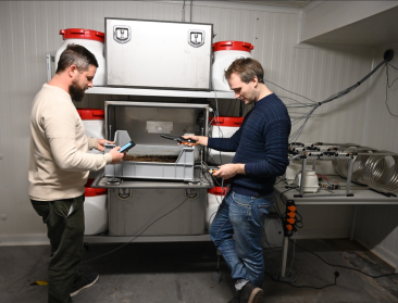 Inagro start meting stikstofemissies bij insectenkweek