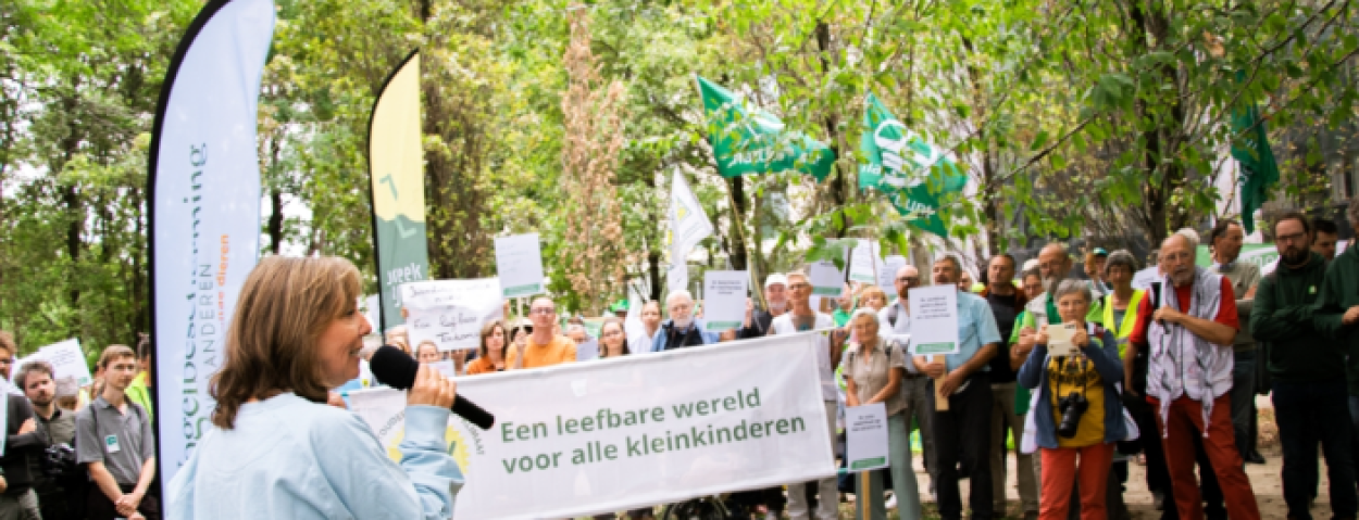 protest milieuorganisaties kabinet brouns