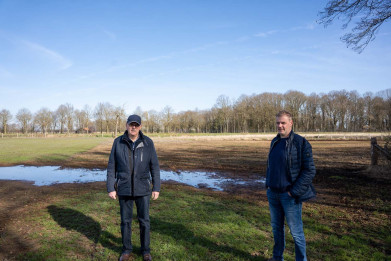 Dominique Kesters en Patrick Golkowski van de watering