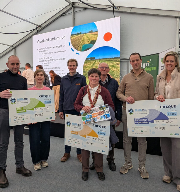 Deze drie melkveehouders winnen de prijs voor duurzaamheid van MilkBE