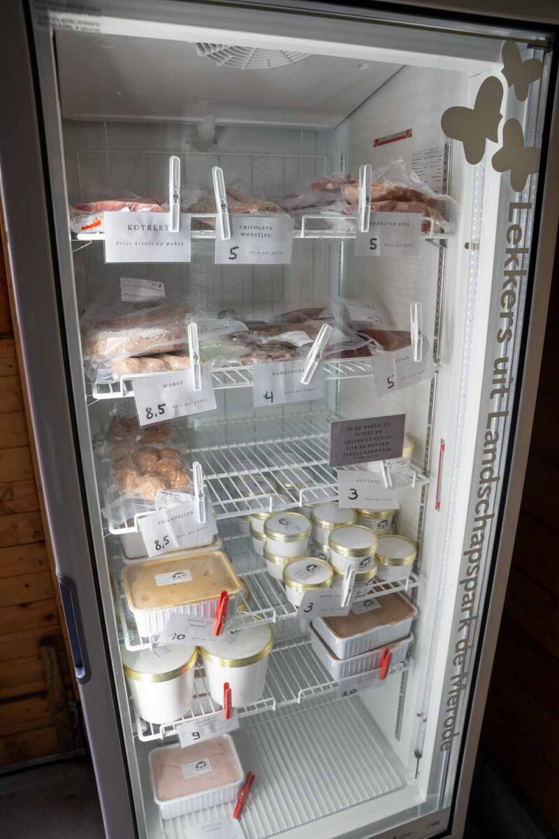 Illekeshoeve Westerlo_Doorzichtige frigo