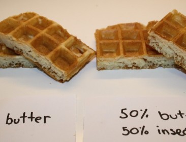 Insecten kunnen ook dienen als botervervanger