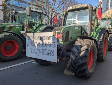 Van creatief tot scherp: een bloemlezing van de slogans op het boerenprotest